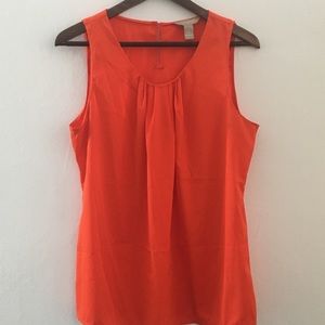 Banana Republic beautiful orange/ red blouse.